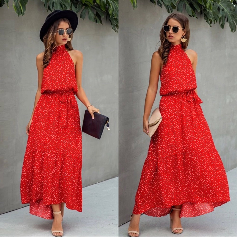 Halter Maxi Dress - Picture 3 of 3